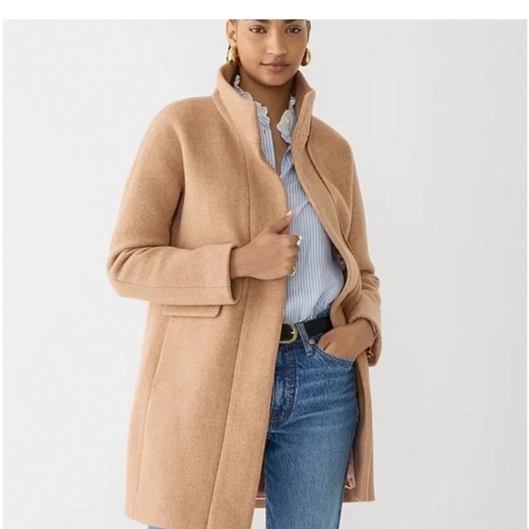 J. Crew Cocoon Italian Stadium Cloth by Nello Gori Wool Blend Coat - Picture 6 of 6